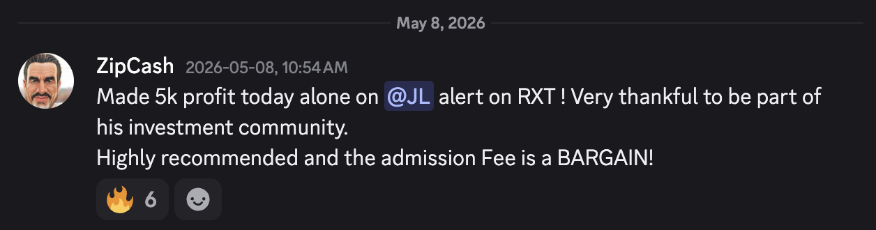 Stocks To Freedom member testimonial 1