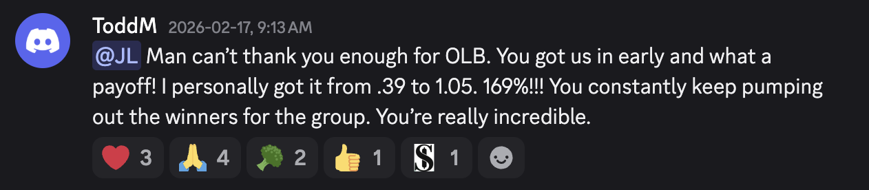 Stocks To Freedom member testimonial 5