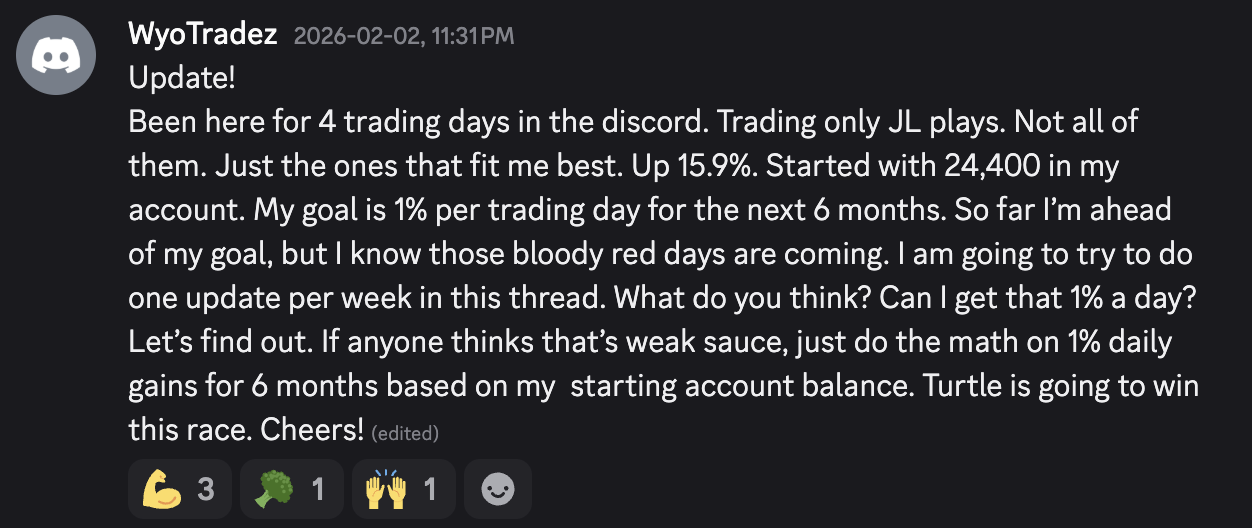 Stocks To Freedom member testimonial 6