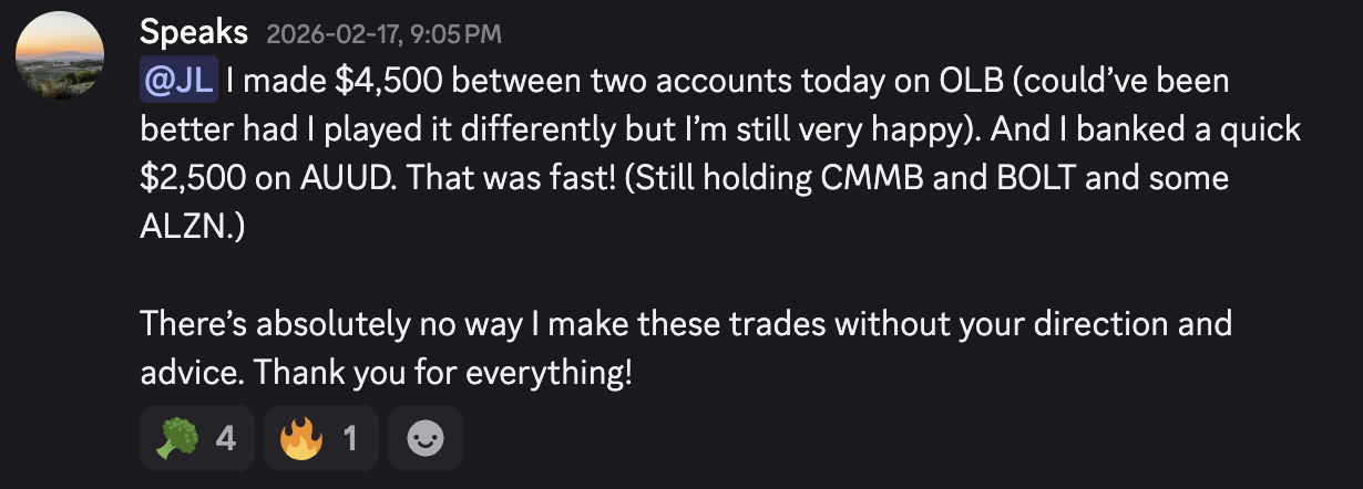 Stocks To Freedom member testimonial 40